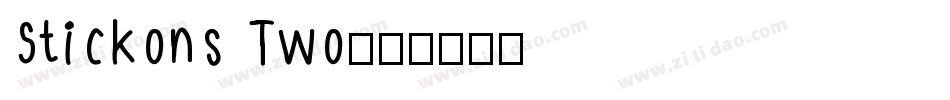 Stickons Two字体转换